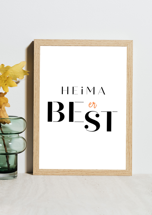 Heima er best